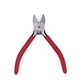 TotaLohan ニッパー 電子ペンチ コード切断 ミニニッパー 薄刃 (赤)