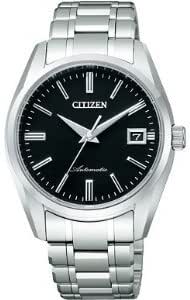 Amazon Co Jp Citizen Watch Lineup The Citizen The Citizen Automatic Movement Hand Wind Men S Watch Na0000 59e Silver X Black Watch Wrist Watches