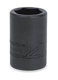 スナップオン(Snap-on)1/2" Drive 6-Point Metric 17 mm Flank Drive Shallow Impact Socket [並行輸入品]