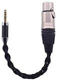 KK Cable TA-KA 4.4MM オス - 4ピン XLR メス ヘッドフォン バランス ケーブル、オーディオ アップグレード ケーブル TA-KA
