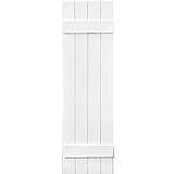 Vantage 8214051123 14X51 4 Board Joined BNB Shutter/Pair 123, White [並行輸入品]