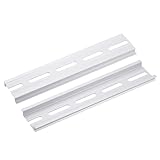 uxcell 3個 アルミニウムDINレール 長さ6インチ 幅35mm 高さ7.5mm C45端子ブロックコンタクタDINレール端子ブロック