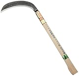 三日月型 中厚鎌表抜 180mm 椎360mmコブ柄付