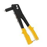 F Fityle ハンドリベッター DIY工具 ブラインドリベット　高効率　ヘビーデューティ 9.5インチ イエロー