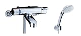 LIXIL(リクシル) INAX 浴室用 壁付 サーモスタット付シャワーバス水栓 ヴィラーゴ エコフルスイッチシャワー メッキ BF-2147TKSCW