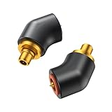 cooyin mmcx/IE300(イヤホン側) to EAR(リケーブル側) アダプター コネクター 音質劣化なし簡潔 精緻 線材テスト作業用 ミニタイプ IE300 IE600 IE900 AKG N30 AKGN5005に対応 ブラック