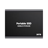 SSD 外付けSSD ポータブルSSD 30TB 新しいアップグレードされた外付けSSD USB3.2Gen1 小型 軽量 ポータブル ブラック 金属の質感/防塵/防滴/耐衝撃/高速転送/熱制御/金属の質感