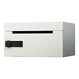 ナスタ(NASTA) オフィスポスト 前入前出 D-ALL プッシュボタン錠 ホワイト KS-MB508S-PB-W