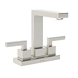 Symmons Duro SLC-3612-STN-1.5 Two Handle Centerset Lavatory Faucet, Satin Nickel by Symmons
