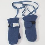 (ピッカプー) Pickapooh オーガニックウール & オーガニックコットン ミトン マリンブルー サイズ 2 (目安1~2才)