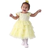 JONA MICHELLE (ジョナミッシェル） ガールズ ベビー ドレス イエロー レース Girl's Yellow lace Dress CO3160 (3T(100cm))