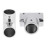 F Fityle マリン用品　ハンドレール90度ハンドレール継手＋3方向コーナーエルボ　25mmチューブ用　耐食性　