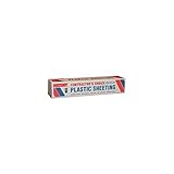 Husky CF0412-50C 4 ML Tyco Polyethylene Opaque Plastic Sheeting, 12' x 50', Clear [並行輸入品]
