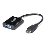 StarTech.com HDMI - VGA変換アダプター／14.7cm／1920x1080（1080p）／ブラック／ノートPC モニター ディスプレイ 映像変換 HD2VGAE3