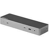 StarTech.com ドッキングステーション USB-C互換 4K60Hzデュアルモニタ シングル8K対応 96W USB PD TB3CDK2DH