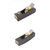 Perfk 2個入り　木工ツール　プレーナー　平削り用バイト　HSS刃　片手操作　ジョイナリー　小型　ヴィンテージ　4種類　 - 80x22x22mm＋80x13x21mm