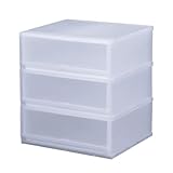 プラスト 組合せできる 収納ケース 3段 幅51cm