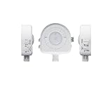 Leviton osfhd-itwデュアルリレー、交換可能調節可能レンズ、明るい緑色LED、120 V / 230 V / 277 V / 347 V、パッシブ赤外線占有センサー、ホワイト