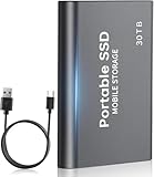 外付け SSD 30TB 新アップデート高速SSD外付け30TB USB3.2/Gen2【PS4 PS5 Win Mac Pad Phone tv対応】SSD 外付け 軽量 防水防塵 耐落下 ブラック外付けssd30tb 5年品質保証です