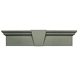 Buildersエッジ060010937008 37 5 / 8 " x 9 "フラットパネルウィンドウヘッダー008 , Clay