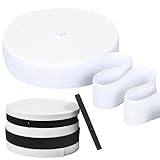 fogman 平ゴム 織りゴム ウエストゴム 手芸 弾性バンド 長さ40m (幅3.0cm, ホワイト)