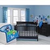 Disney Baby Mickey Mouse Best Friends Blue 3 Piece Crib Bedding Set Comforter Fitted Crib Sheet & Du