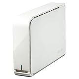 BUFFALO USB3.0用 外付けHDD 1TB ホワイト HD-LB1.0TU3-WHD