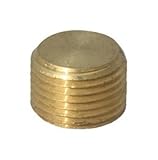 Jmf Pipe Counter Sunk Plug 3/4 " Yellow Brass Lead Free [並行輸入品]