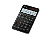 カシオ プレミアム電卓 ブラック 大判手帳タイプ 12桁 S100NB-BK