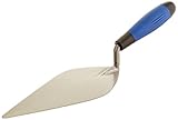 Bon 72-239 10-Inch by 4-1/2-Inch Pro Carbon Steel Narrow London Masonry Trowel, Comfort Grip Handle 