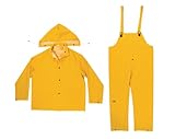 CLC Rain Wear R101L .35MM 3-Piece Rain Suit Yellow - Large by Custom Leathercraft [並行輸入品]