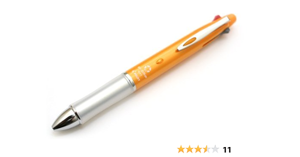Amazon パイロット ドクターグリップ 4色ボールペン シャープペンシル オレンジ Bkhdf 1sr O 格納式ボールペン 文房具 オフィス用品