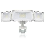 【二年保証】SOLLA Elegant センサーライト 3灯コード式 39W 3200LM 昼白色 IP65防塵防水 防犯灯 LEDライト 玄関灯