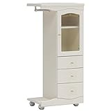 アルファタカバ お部屋行置きたいディズニー家具シリーズ クリスタルミッキー 60cm幅マルチワードハンガーラック 取っ手ミッキークリスタルクリア