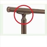 LIXIL TOEX　グリップライン　歩行補助手すり　トップストレートブラケット　【リクシル】 　シャイングレー