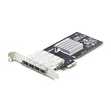 StarTech.com ネットワークアダプターカード／4ポート 1G SFP（全二重）／PCI Express 2.0 x2／Intel I350-AM4／1000BASE 銅線/光ファイバー／Windows & Linux／PCIe LAN 拡張 増設 インターフェース ボード NIC P041GI-NETWORK-CARD