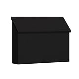 Salsbury Industries 4610BLK Traditional Mailbox, Standard, Horizontal Style, Black by Salsbury Indus