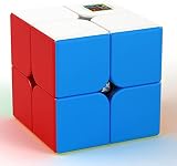 Bokefenuo MoyuMeilong 2x2ステッカーレスMeilongパズル2x2x2キューブ教育おもちゃマジックキューブ