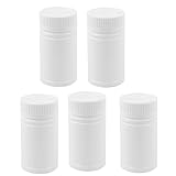 uxcell ラボボトル 実験ボトル 液体ボトル 円筒形 100mL 5個