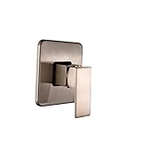 Rozin One Wayシングルレバーミキサーバルブつや消しニッケル