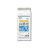 7days ボトルウェット 高濃度 エタノール79％ 除菌シート 100枚入（詰替用1個）ウェットティッシュ 日本製