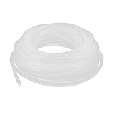 XDiscount　スパイラルチューブ　プラスチック　ホワイト　14M　6mm　ポリエチレン　ケーブルオーガナイザー