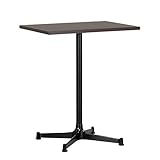 arne カフェテーブル 机 角タイプ ダイニングテーブル 2人 幅60cm 奥行き45cm 高さ70cm cafe-SP604520TD ダークブラウン