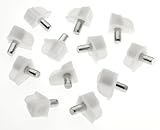 Woodstock D3147 Shelf Supports White 12-Pack [並行輸入品]
