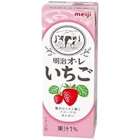 Amazon.co.jp: 明治オ・レいちご 200ml [紙パック 飲料 ドリンク