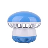 QvQ 吸入抗蚊ランプ（USB接続）椎茸型吸い込み式USB蚊取り器 逆流ファン搭載　静音　強風　薬品・薬剤不要 モスキートキラー