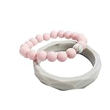 Silicone Teething Bracelet Set (2 Pack) for Moms and Baby - Non-toxic BPA-Free Stylish Trendy Great 