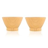 和食器 木製茶碗 汁碗 飯椀 天然木目 高級感 2個セット(味噌汁碗 2個セット)