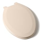 Comfort Seats C014WD03 Deluxe Molded Wood Toilet Seat, Elongated, Almond [並行輸入品]