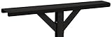 Salsbury Industries 4885BLK Spreader 5 Wide with 2 Supporting Arms for Rural and Townhouse Mailbox, 